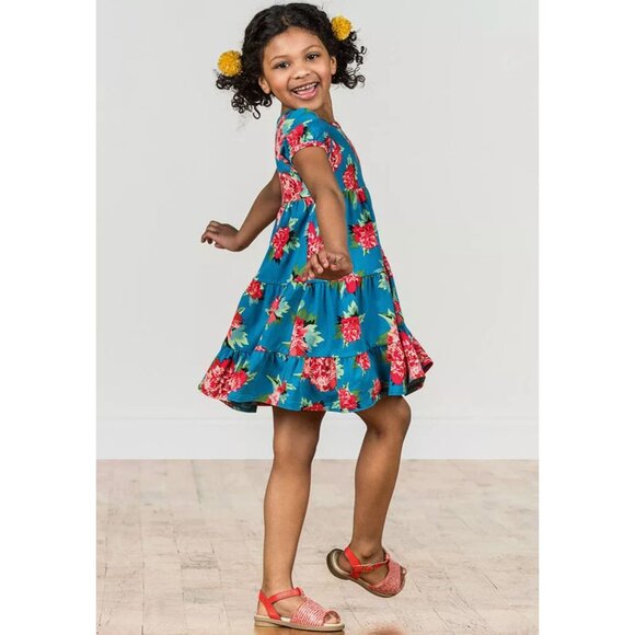 Matilda Jane Blue Floral Dress blossom Pie Girls Size 4 Excellent Very gently us - Picture 2 of 7